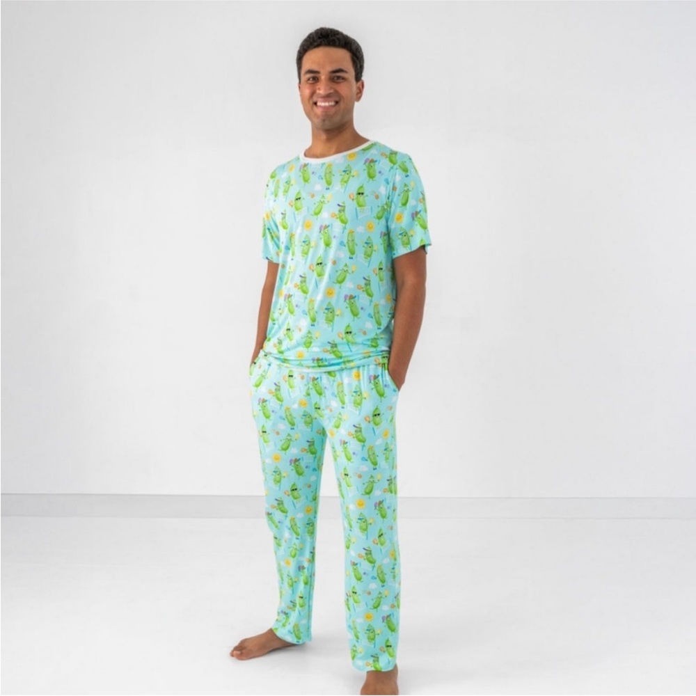 Little Sleepies Men’s Pickle Power Pajama Set - Large